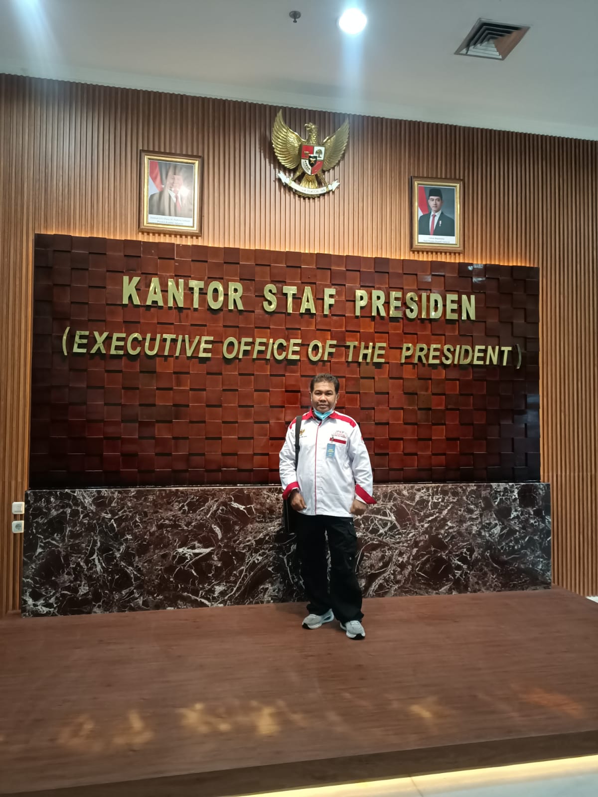 DPC Depok dan DPD Jawa Barat sekaligus Perwakilan DPP menuju Kantor Staf Presiden