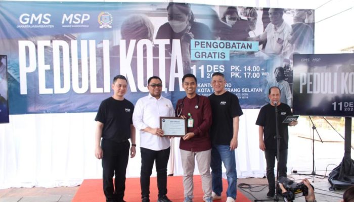 DPRD Tangerang Selatan, bersama MSP Gelar Pengobatan GRATIS, Sasar Ribuan Warga