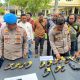 Pastikan Aman dan Terawat, Polres Nganjuk Gelar Pemeriksaan Senjata Api Organik