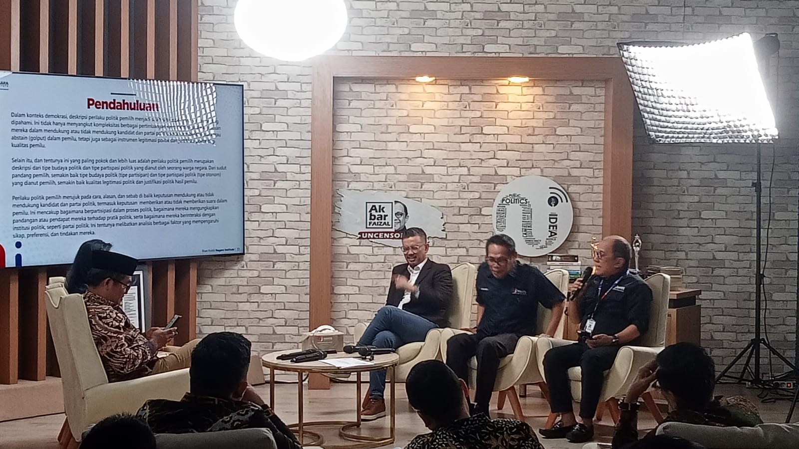 Kurator Nagara Institute Sebut Partai Politik Kurang Mendapat Simpatik Rakyat