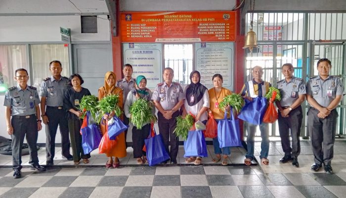 Ketahanan Pangan di Balik Jeruji: Lapas Pati Berbagi Bansos dan Panen Raya untuk Masyarakat Sekitar Lapas sekaligus Launching Inkopasindo 2