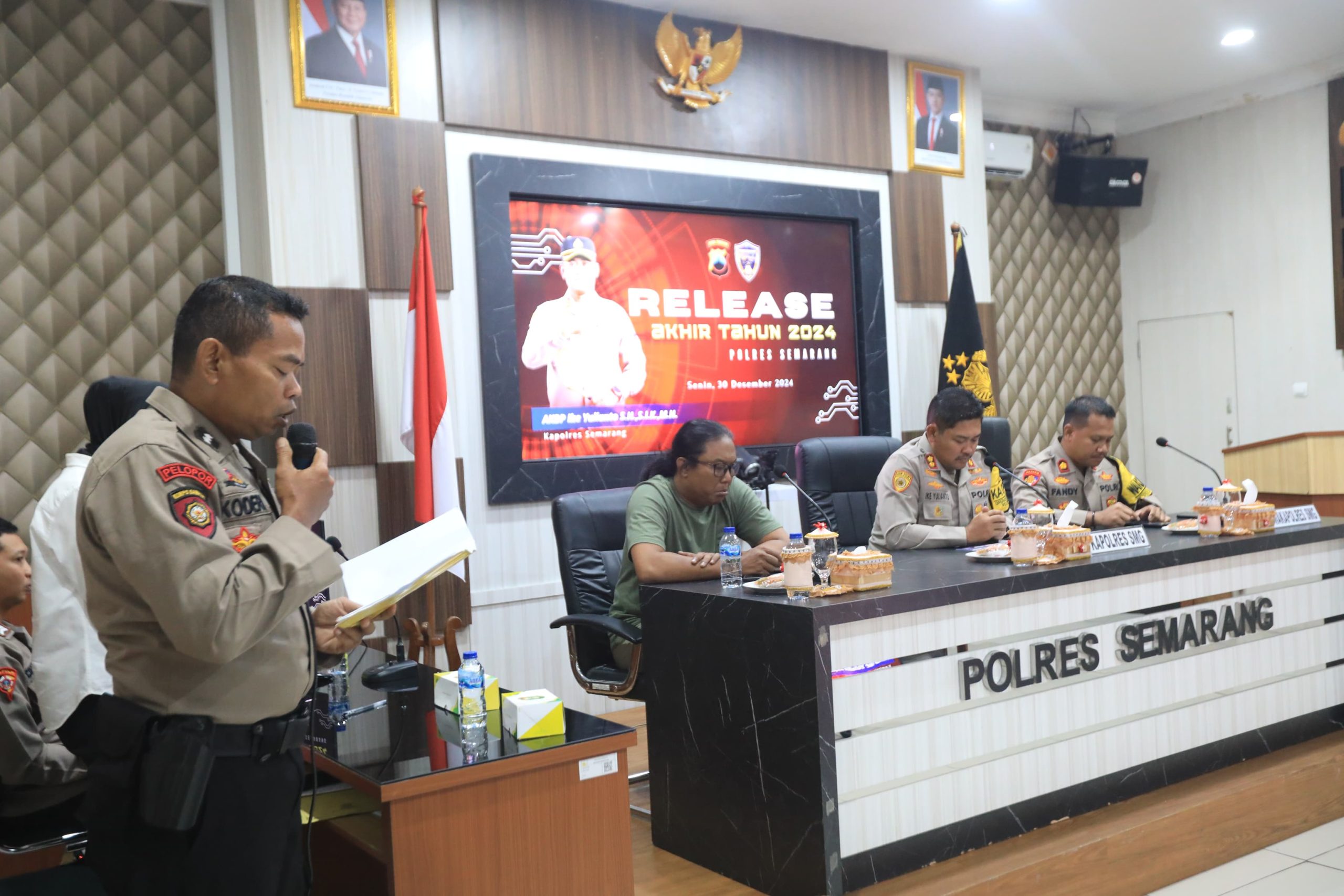 Tutup Tahun 2024, Polres Semarang Gelar Release Akhir Tahun