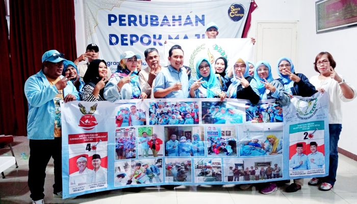 Sinergi Relawan SPD dengan Paslon Supian-Chandra untuk Perubahan Kota Depok