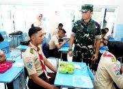 Lanud Iswahjudi Dukung Generasi Emas Indonesia, Gelar Program Makan Siang Bergizi untuk Pelajar