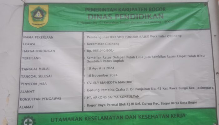 Pekerja Proyek APBD RKB SDN Pondok Rajeg Cibinong Belum Terima Upah, Jadi Kado Pahit Tahun Baru 2025 2