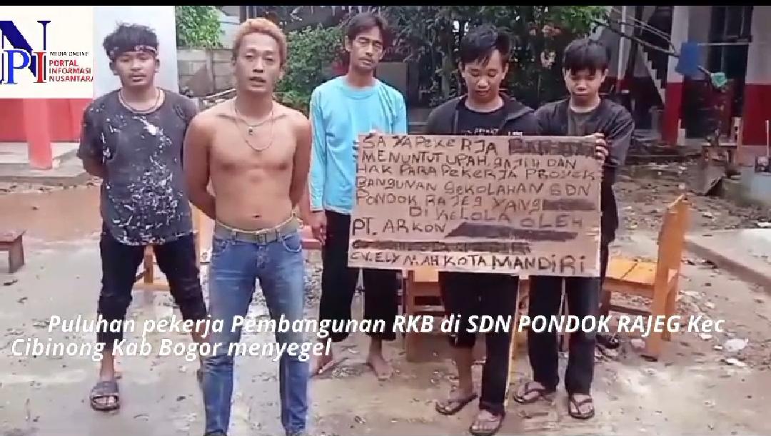 Upah Buruh SDN Pondok Rajeg Belum Dibayar, Malah Dapat Ancaman