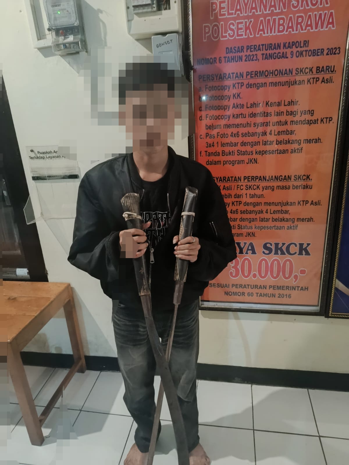 Hendak tawuran, Polsek Ambarawa amankan 1 remaja.
