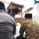 H.Maryono Hasan, Wakil Walikota Tangerang saat memberikan Kultum serta Sambutan dalam Rangka *Tarawih Keliling* di Masjid Jami Da'arul Ilmi, Larangan Selatan, Kota Tangerang Kamis (13/3/2025).