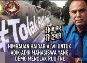 Haidar Alwi: RUU TNI Harus Dilihat Sebagai Langkah Untuk Memperkuat Sinergi Antarlembaga Negara, Bukan Sebagai Ancaman Bagi Supremasi Sipil