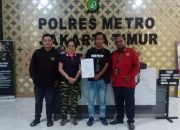Jurnalis Mata Aktual News Didampingi Pimred dan Biro Hukum Laporkan Intimidasi ke Polres Jakarta Timur