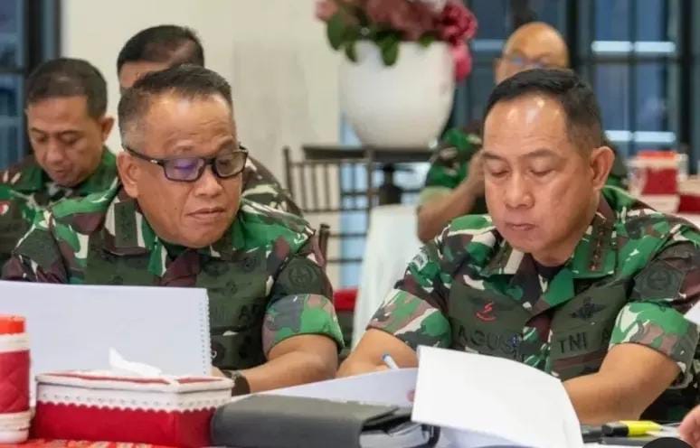 Panglima TNI Jenderal Agus Subiyanto mutasi Letjen Kunto Arief Wibowo dari Pangkogabwilhan I. (instagram/91agussubiyanto