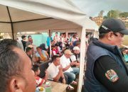 Polsek Citeureup melaksanakan Pengamanan Pertandingan Sepak bola antara desa yang dihadiri oleh Bupati Bogor di Lapangan Desa Hambalang