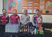 Polres Demak Gencar Berantas Miras dan ‘Es Moni’, Amankan Puluhan Botol Miras