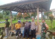 Bhabinkamtibmas Polsek Cisarua dan Babinsa Kunjungi Warga di Kelurahan Cisarua Beri Himbauan Kamtibmas