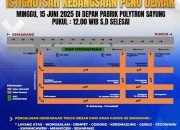 Polres Demak Lakukan Pengamanan Dan Pengalihan Arus Saat Aksi Istighosah Kemanusiaan Berlangsung